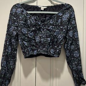 American Eagle Floral Blouse.